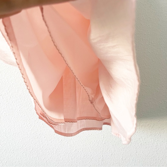 Anthropologie Floreat Light Pink Blouse - Picture 6 of 8